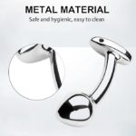 Curved Anal Plug Stainless Steel