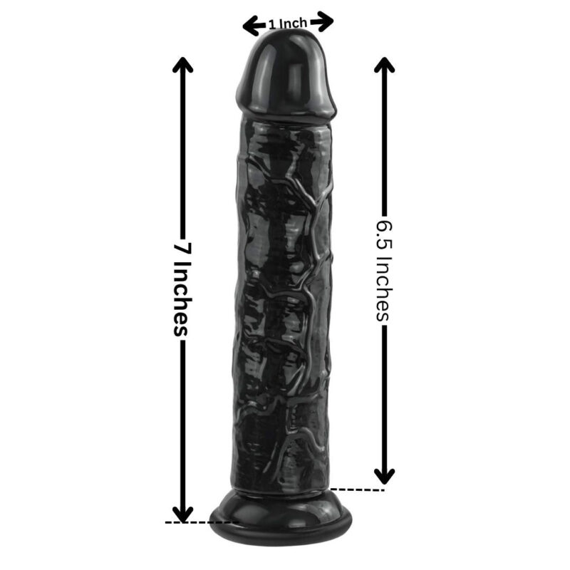 7 Inch Black Dildo