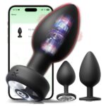 Mobile App Vibrating Anal Plug For Women and Men