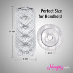 Jalwa Transparent Pocket Pussy: Realistic Jelly & Silicone Pleasure Sleeve for Men